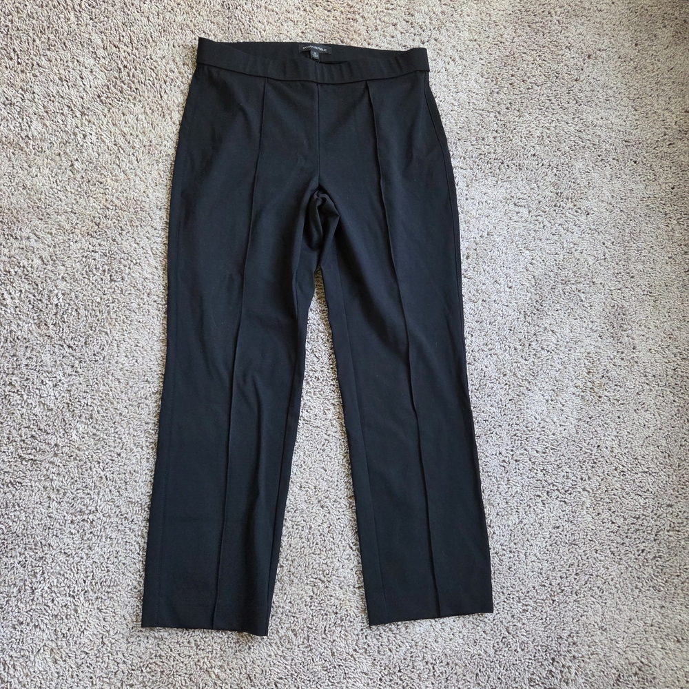 Banana Republic Ryan Crop Pant Womens Classic Business Black Dress Pants Sz 8